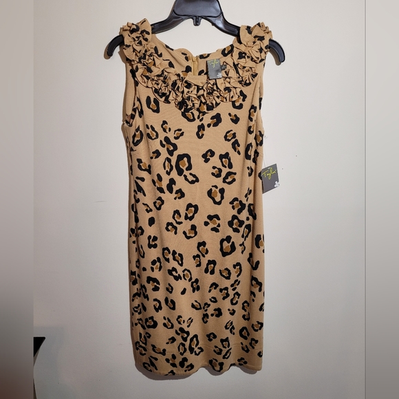 Taylor Dresses & Skirts - Taylor Cheetah Print Knit Dress sz. 2